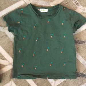 Boutique Brand. Carrot tee shirt , 4T runs small